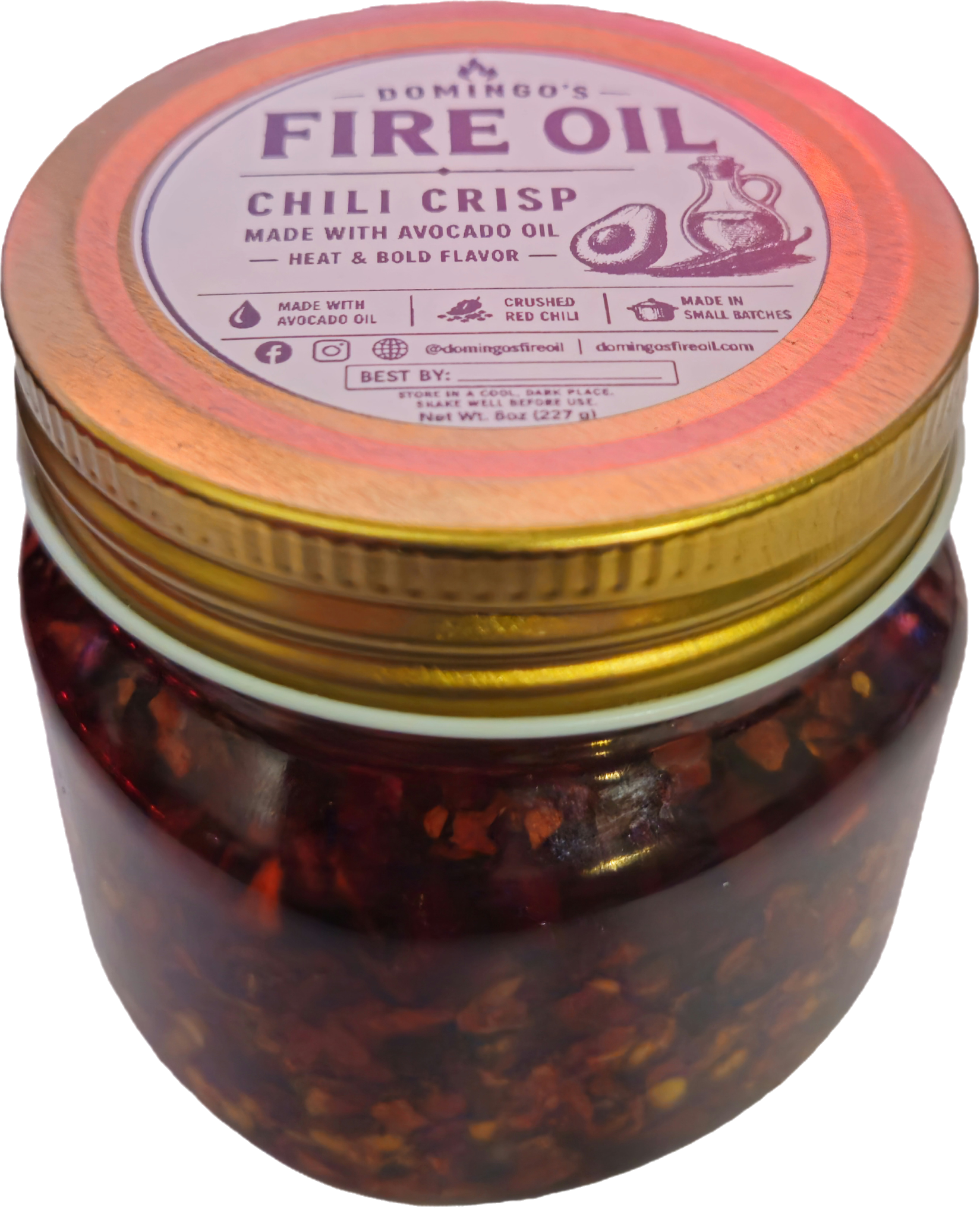 Domingo's Fire Oil - 8oz jar